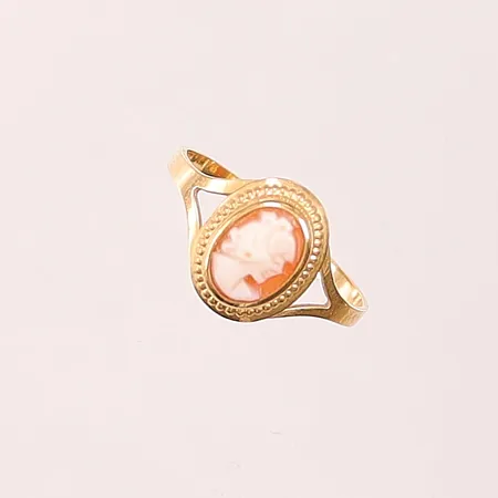 Ring Camé, Ø16¾, bredd:10mm, 18K 1,2g.