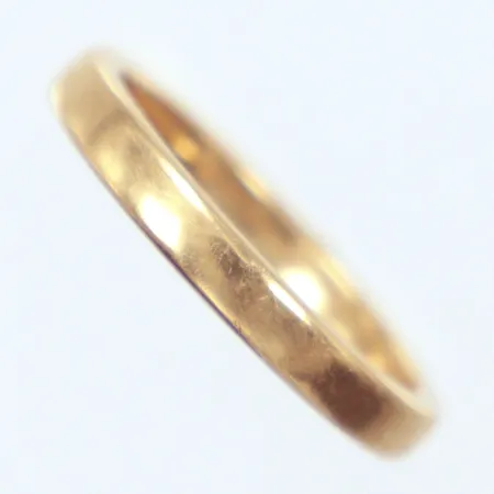 Ring, Ø18¾, gravyr, 18K Vikt: 5,1 g