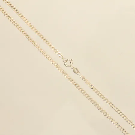 Kedja Pansar, längd 50cm, bredd ca 3mm, 925/1000 silver  Vikt: 9,8 g