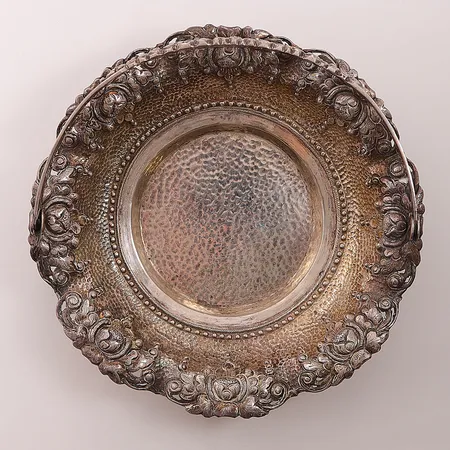 Fat med hänkel Ø14cm.830/1000 Silver 160,1g  