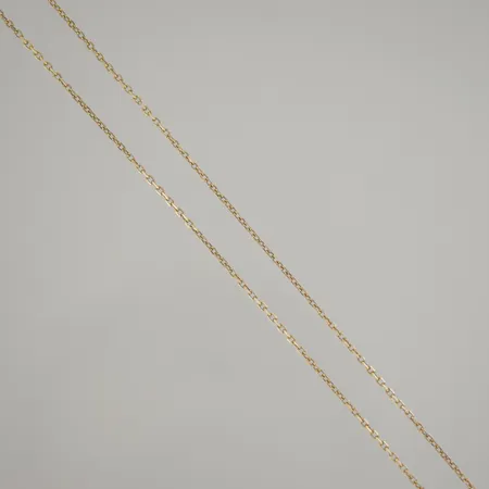 Halskedja ankar, längd 45 cm, bredd 1,5 mm, 18K Vikt: 3 g