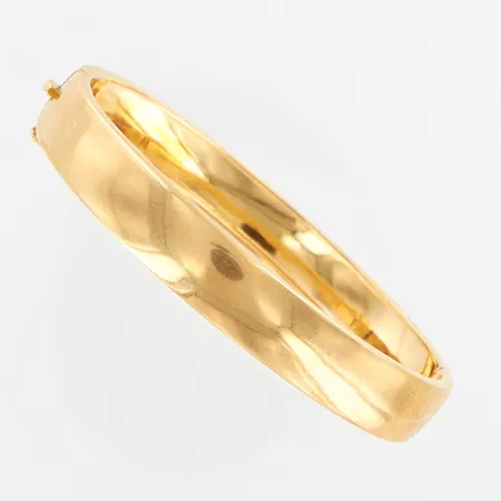 Armband Stelt, öppningsbart, Ø ca 55x60cm, bredd: 9,5mm, 18K,  Vikt: 20,6 g