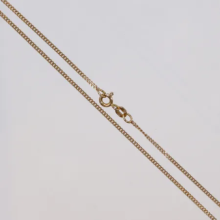 Kedja pansar, 45,5cm, bredd 1,5mm, Balestra, 18K  Vikt: 3,7 g