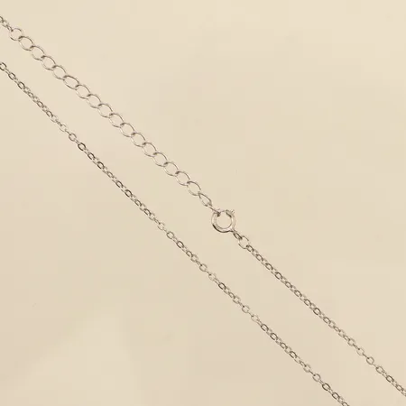 Kedja Ankarlänk, längd 45,5cm, bredd 1,5mm, silver 925/1000 Vikt: 1,4 g