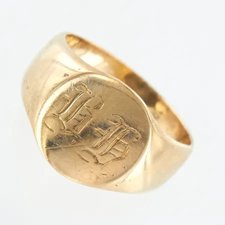 Klackring, stl 18¾, bredd 13mm, 14K Vikt: 6,3 g