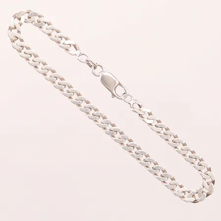Armband pansar, 18,5cm, bredd:4mm, 925/1000 Silver 8,2g.