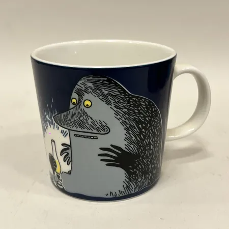 Muminmugg, Mårran/Mörkö, nummer IP1214, Arabia Finland, höjd 8cm, etikett märkt, Made in Thailand   Skickas med paket.
