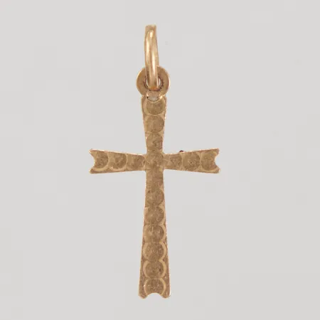 Hänge Kors, 3x1,5cm, 18K Vikt: 0 g