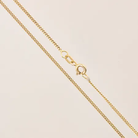 Kedja Pansar, längd 56cm, bredd 1,3mm, GHA, 18K Vikt: 4,2 g