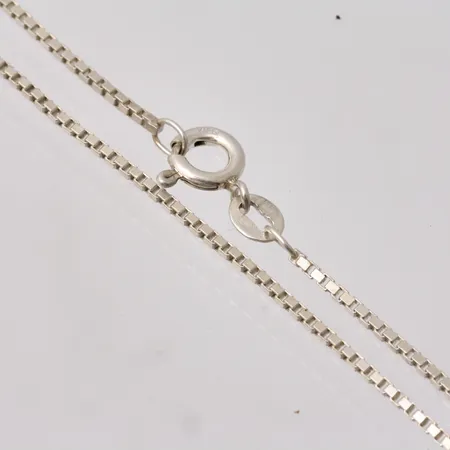 Kedja i silver, 40,5cm, Venezia, bredd 1,1mm, 925/1000, vikt 3,05g.