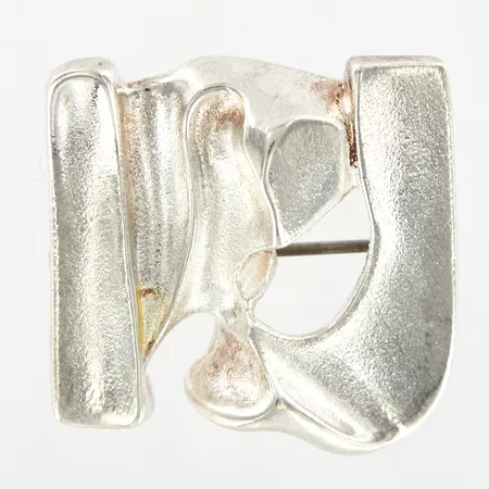 Brosch 25x27mm, Björn Weckström, Lapponia, år 1986, silver 925/1000 Vikt: 10,3 g
