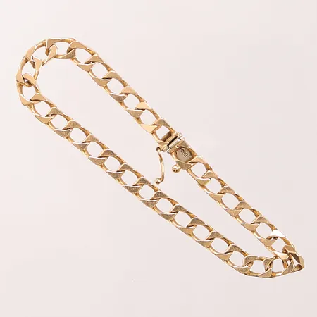 Armband pansar, 18cm, bredd:5mm, 18K 15,6g.