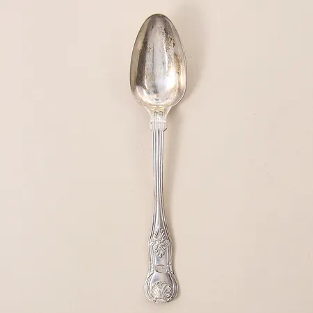 Tesked, längd 14,5cm, gravyr, GAB, silver 830/1000 Vikt: 19 g