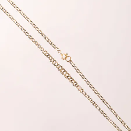 Collier, 46cm, bredd:3-5mm, 18K 6,7g.