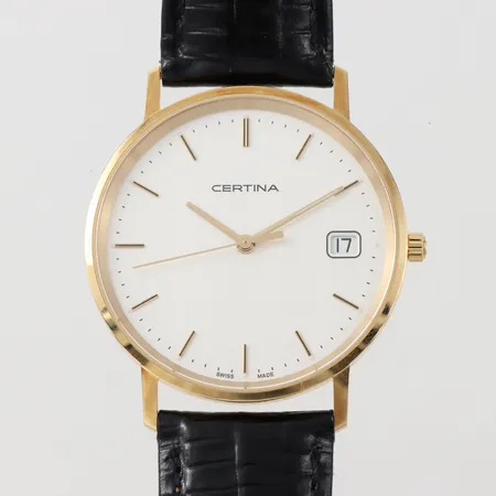 Herrur Certina, fungerar ej, diameter 33.4 mm, 18k.