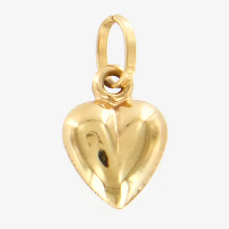 Hänge hjärta, 19x8mm, smärre bucklor, 18K Vikt: 0,3 g