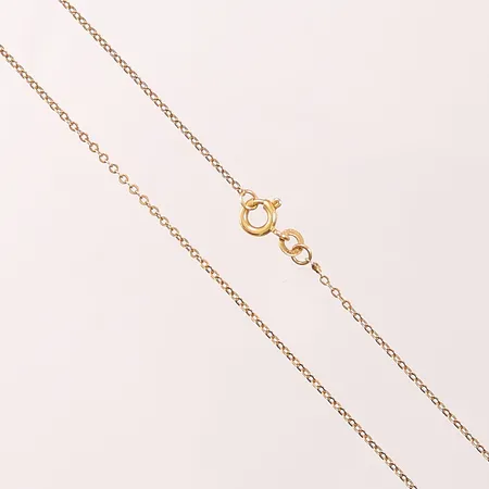 Kedja ankar, 54cm, bredd:1mm, 18K 3,1g.