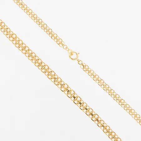 Collier X-länk, doserad, 44cm, bredd 4,5-6mm, 18K Vikt: 16,4 g