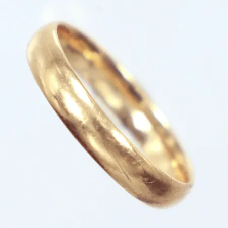 Ring slät, ostämplad, Ø18,50, 18k  Vikt: 3,3 g