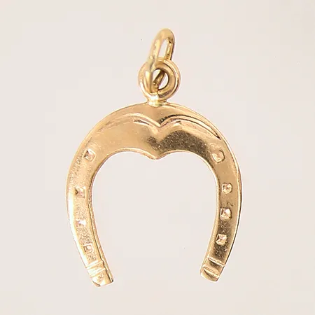 Hänge hästsko, 22x14mm, 18K Vikt: 1,1 g
