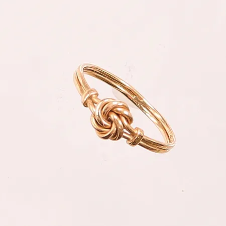 Ring, knut, Ø18¼, bredd:7mm, 18K 2,3g.