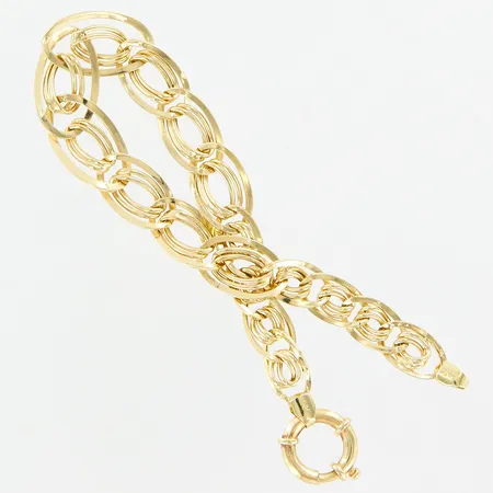 Armband, 21cm, bredd: 9-13mm, 14K,  Vikt: 7,4 g