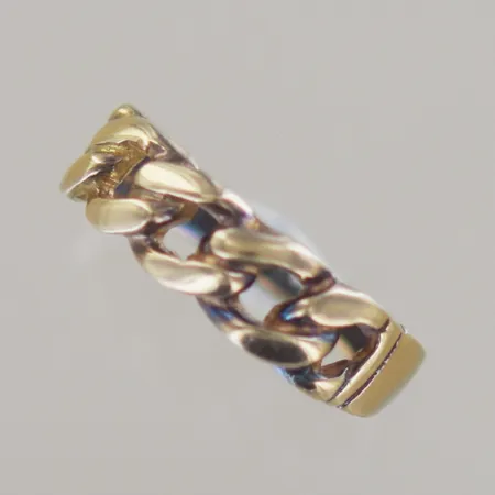 Ring pansar, Ø 18½ mm, bredd 6,3 mm, 18K Vikt: 4,9 g