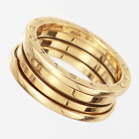 Ring, Bvlgari B-zero, stl: 20¼ (64), bredd 8mm, Italienska stämplar, originaletui, 18K  Vikt: 11,4 g