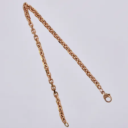 Armband Ankarlänk, längd: ca 21cm, bredd: ca 4mm, 18K  Vikt: 12,9 g
