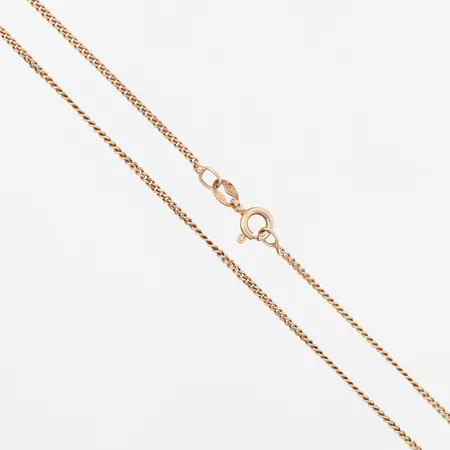 Kedja Pansar, 38cm, bredd: 1,5mm, förgyllt silver 925/1000 Vikt: 2,6 g