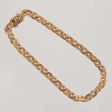 Armband manglad Ankar, längd 18,5cm, bredd 5,4mm, 18K Vikt: 19,8 g