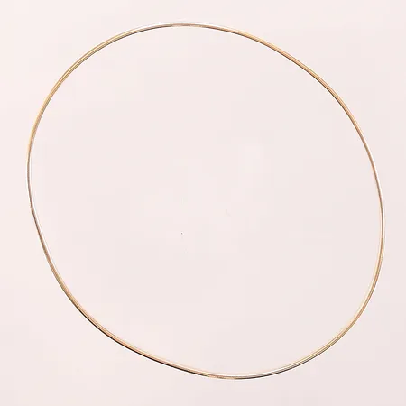 Armring, 69x60mm, skev, 18K 8,5g.