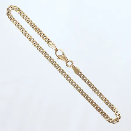 Armband Pansar, längd 22,5cm, bredd 3,5mm, 14K Vikt: 8,2 g