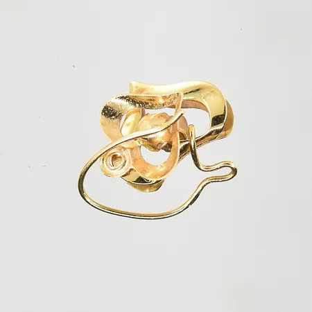 Diverse defekt guld med stenar, 18K. Vikt: 0,9 g