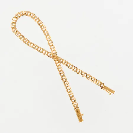 Armband Bismarck, 19cm, bredd: 3,8mm, 18K,  Vikt: 4,4 g