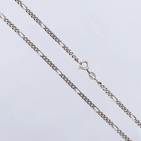 Kedja Figaro, längd 69cm, bredd 2,8mm, silver 925/1000.  Vikt: 12,2 g