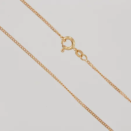 Kedja, pansar, 46cm, bredd 1,5mm, 18K Vikt: 4,7 g