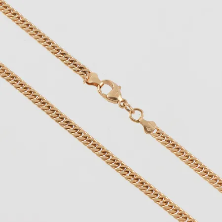 Collier Pansar, Balestra, längd ca 42 cm, bredd 3.5 mm, 18k. Vikt: 21,1 g