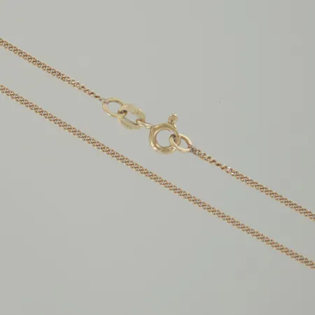 Halskedja pansar, längd 38 cm, bredd 1,17 mm, 18K Vikt: 2,5 g