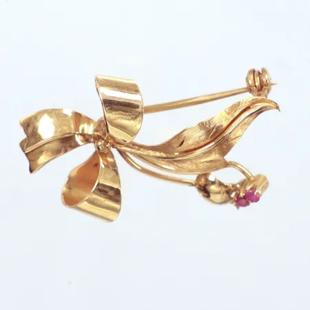 Brosch, 3,5cm, 18k  Vikt: 4,7 g