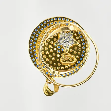 Diverse defekt guld med stenar, 18K. Vikt: 5,7 g