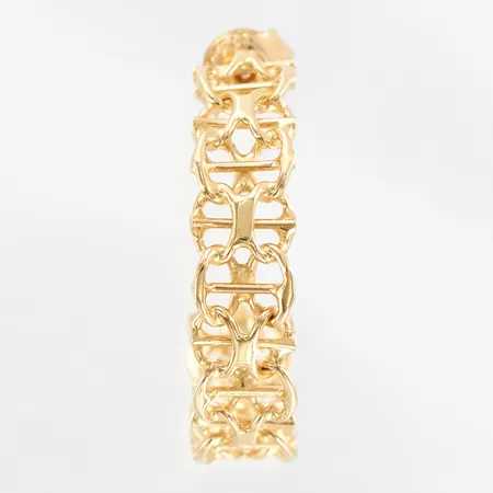 Örhänge udda, X-länk, 25x6mm, 18K Vikt: 2,7 g