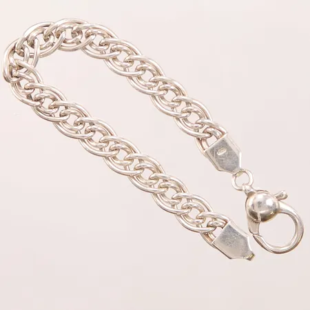 Armband, 18cm, bredd:9mm, 925/1000 Silver 21,3g.
