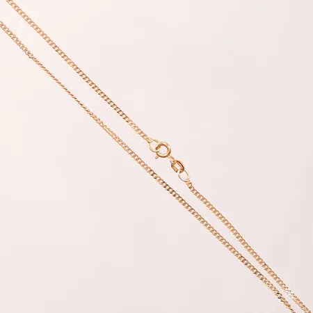 Kedja pansar, 44cm, bredd:1mm, 18K 5,0g.