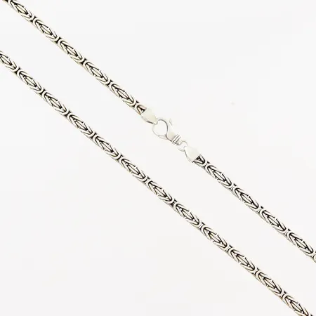 Kedja Kejsarmodell, 60cm, bredd 5mm, silver 9254/1000. Vikt: 86,2 g
