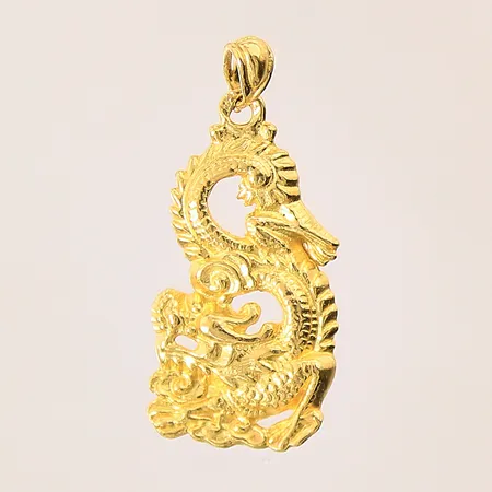 Hänge drake, 33x14mm, 18K Vikt: 3,3 g