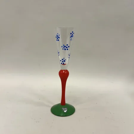 Snapsglas Clown, Anne Nilsson för Orrefors, 18,5cm, signerad AN.C-J Skickas med paket.