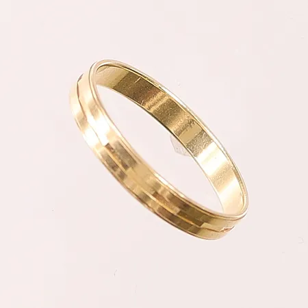 Ring, Ø23, gravyr, 14K 3,1g.
