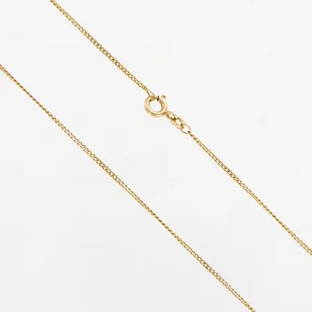 Kedja Pansar, ca 44cm, bredd ca 1,5mm, 14K Vikt: 2,7 g
