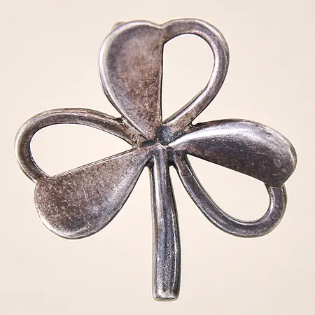 Hänge, treklöver, 27x26mm, silver 925/1000 Vikt: 5 g